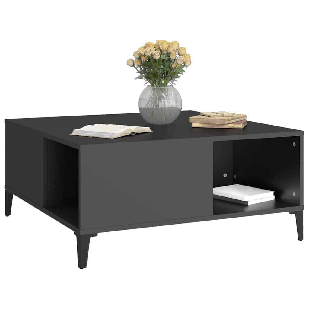 Harmony in White: Engineered Wood Coffee Table