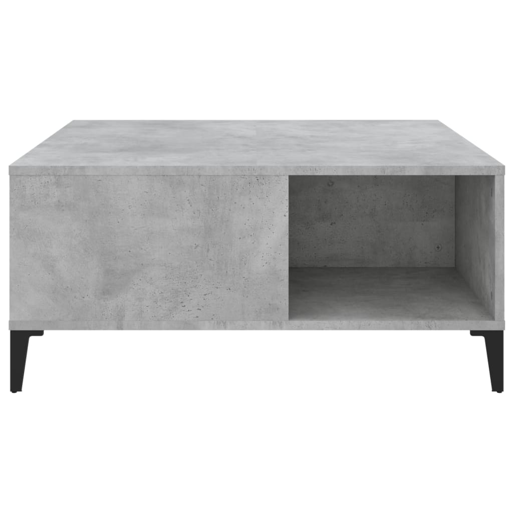 Harmony in White: Engineered Wood Coffee Table