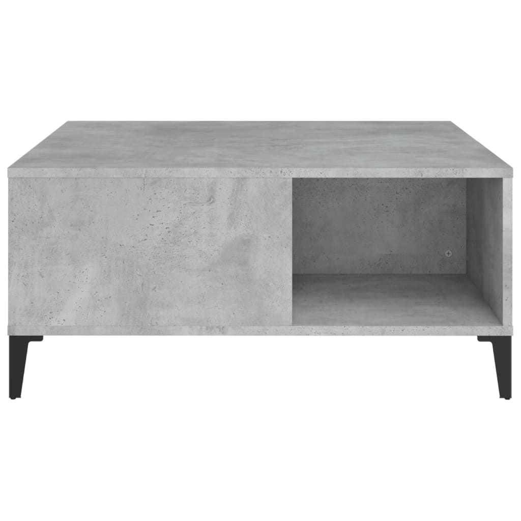 Harmony in White: Engineered Wood Coffee Table