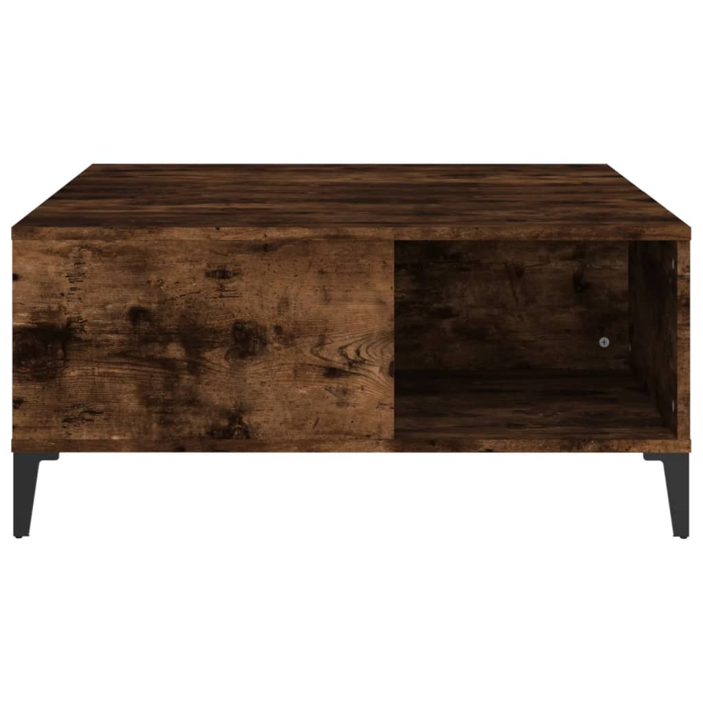 Harmony in White: Engineered Wood Coffee Table