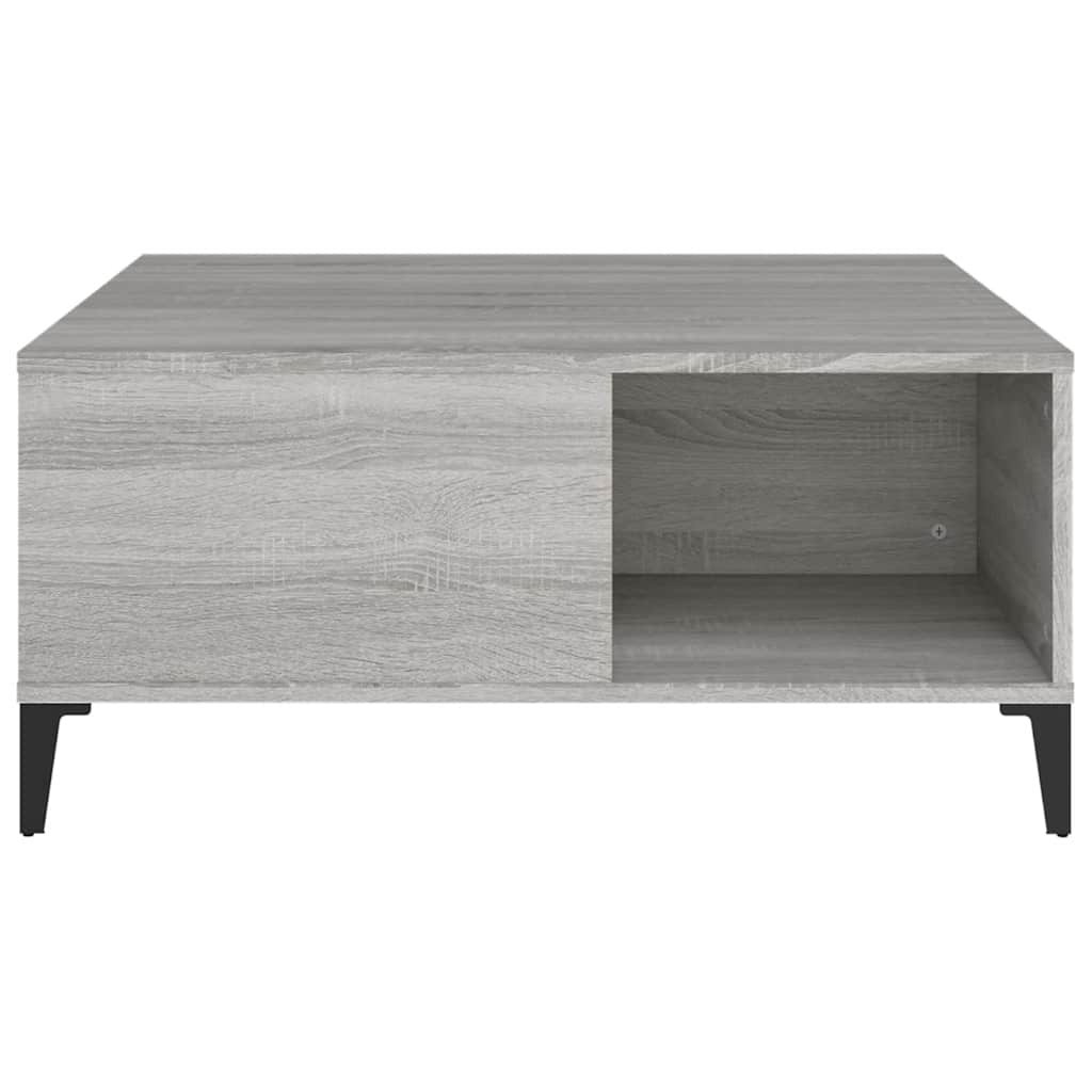 Harmony in White: Engineered Wood Coffee Table