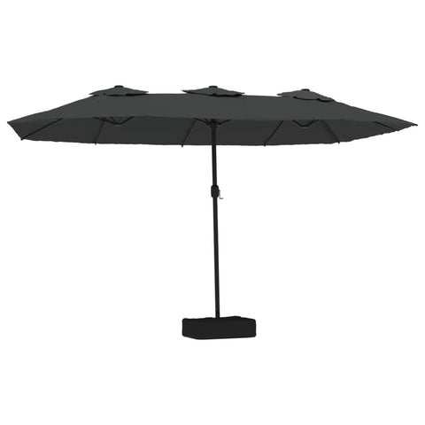 Dual Elegance: Anthracite Double-Head Parasol for Stylish Shade