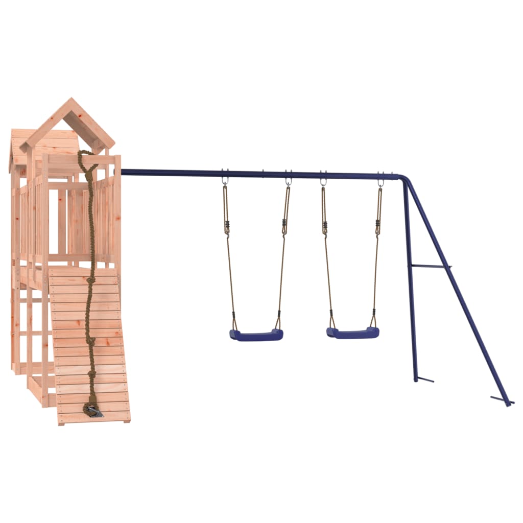 Adventure Climbing Wall Swings Playhouse crafted from Solid Douglas Wood