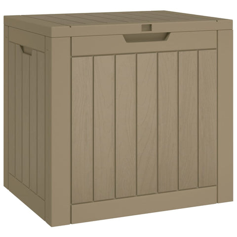 Light Brown Polypropylene Garden Storage Box