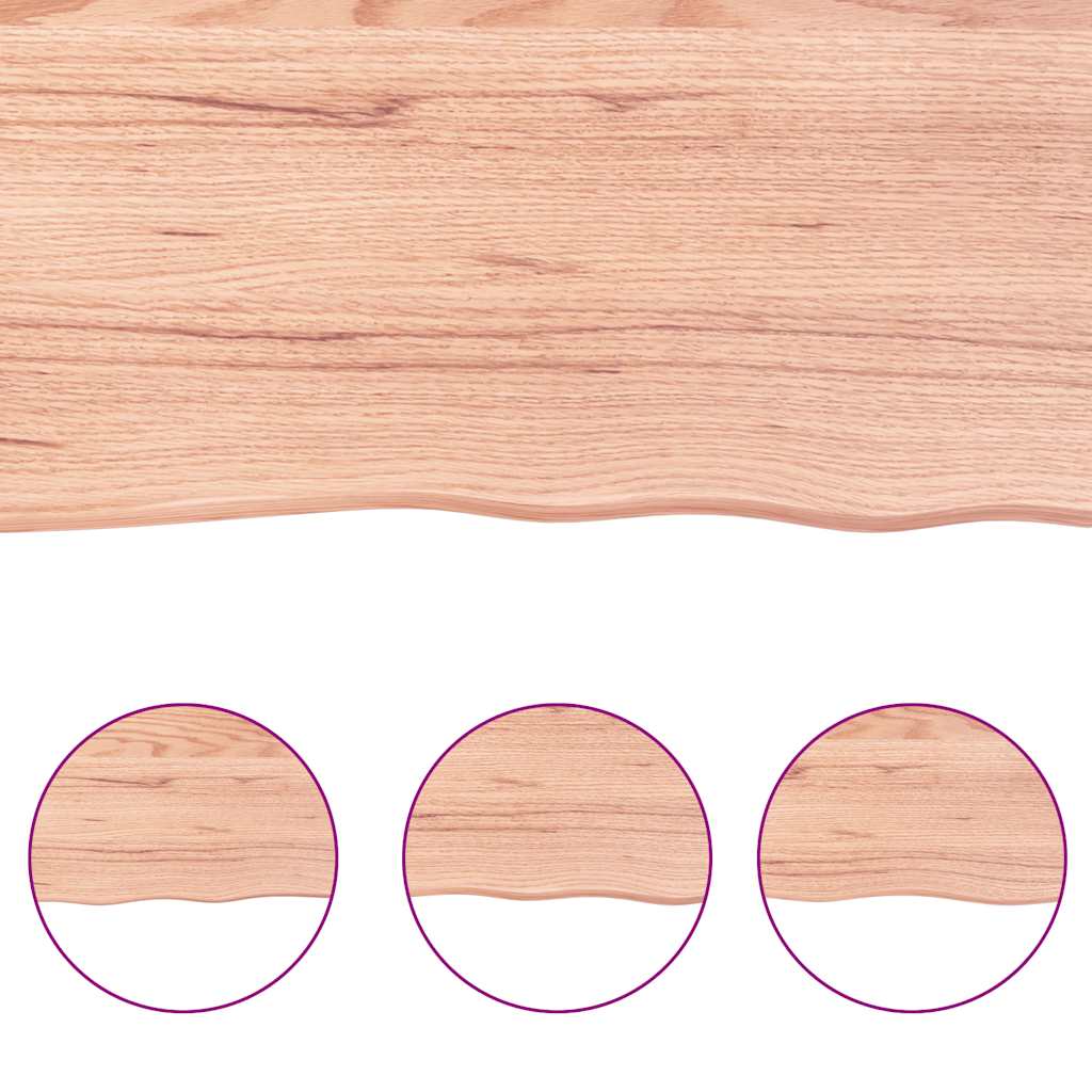 Bathroom Countertop Dark Grey-Treated Solid Wood, Wood finish - photo 135
