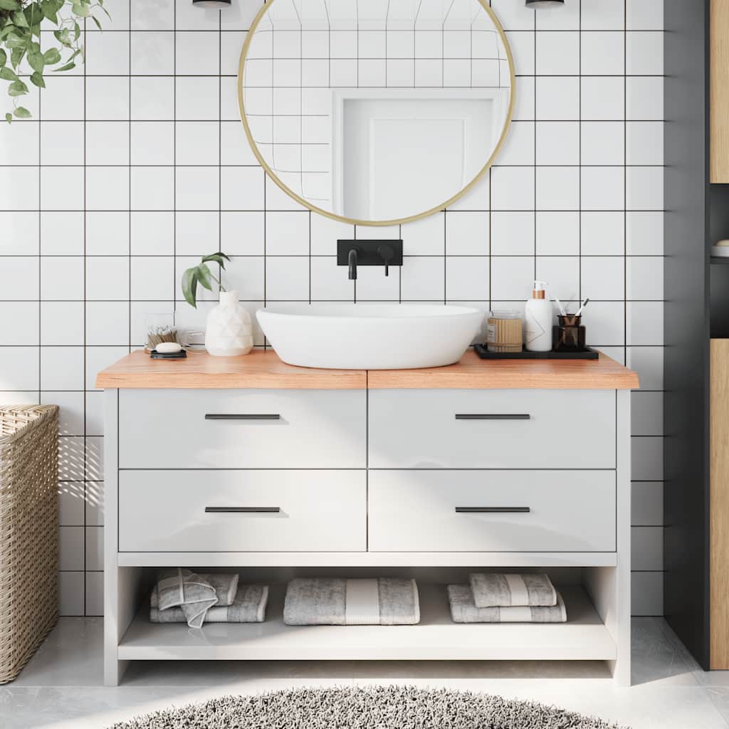 Bathroom Countertop Dark Grey-Treated Solid Wood | Worktops - photo 130