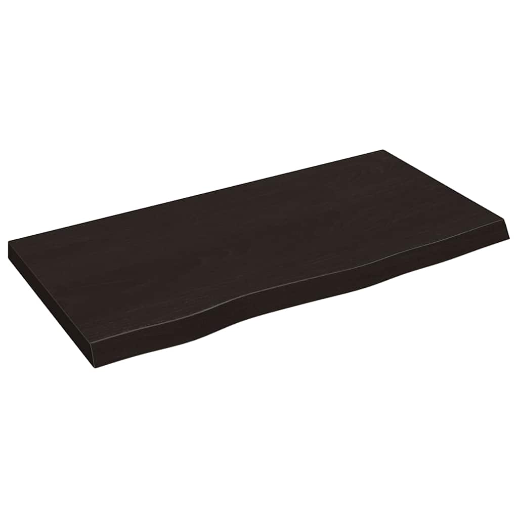 Grey colour - Bathroom Countertop Dark Grey-Treated Solid Wood