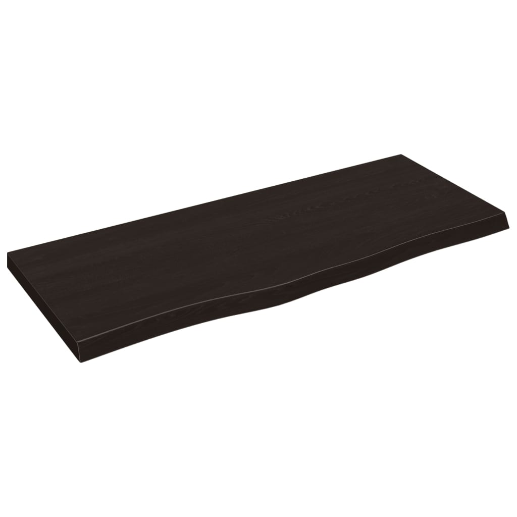 Bathroom Countertop Dark Grey-Treated Solid Wood - Grey colour - photo 20