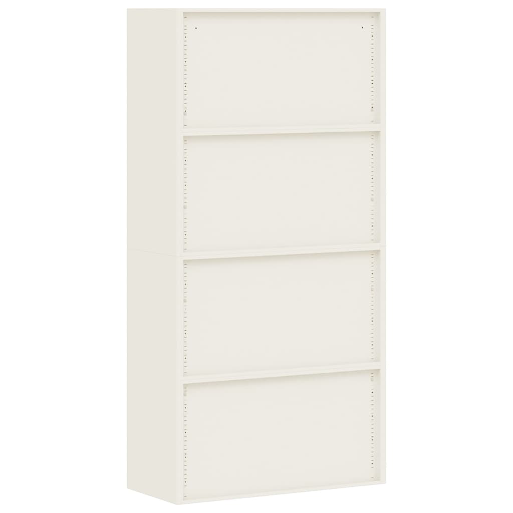 Elegance File Cabinet White Steel