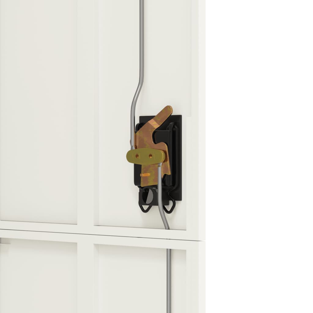 Elegance File Cabinet White Steel