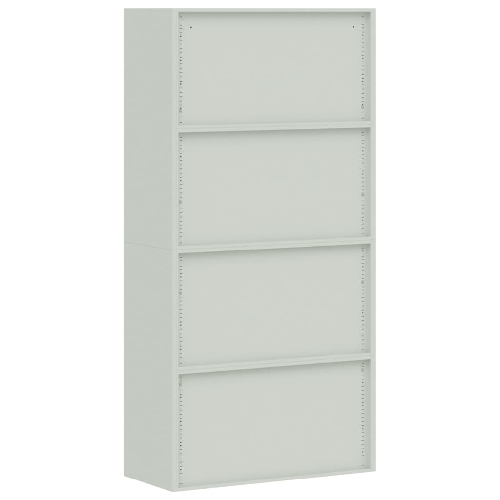 File Cabinet Light Grey Steel