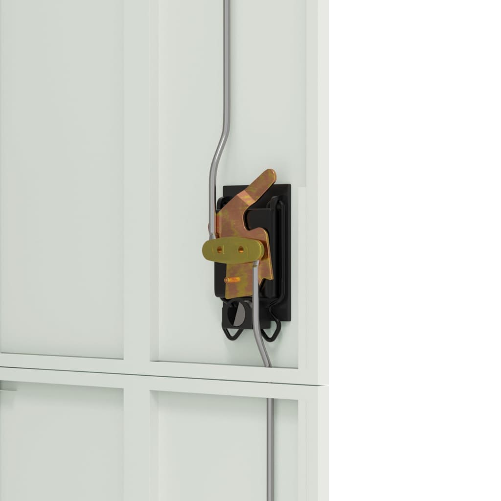 File Cabinet Light Grey Steel