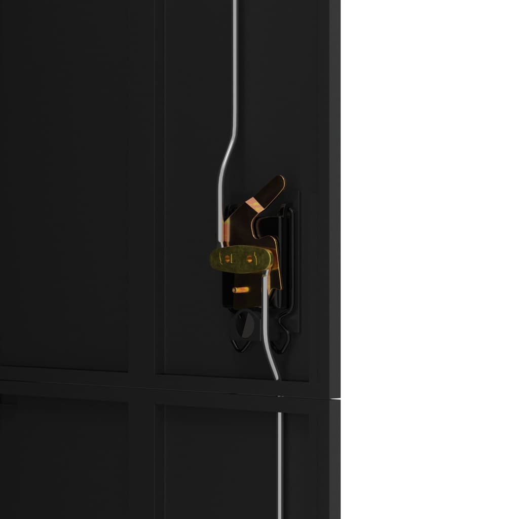 File Cabinet Black Steel