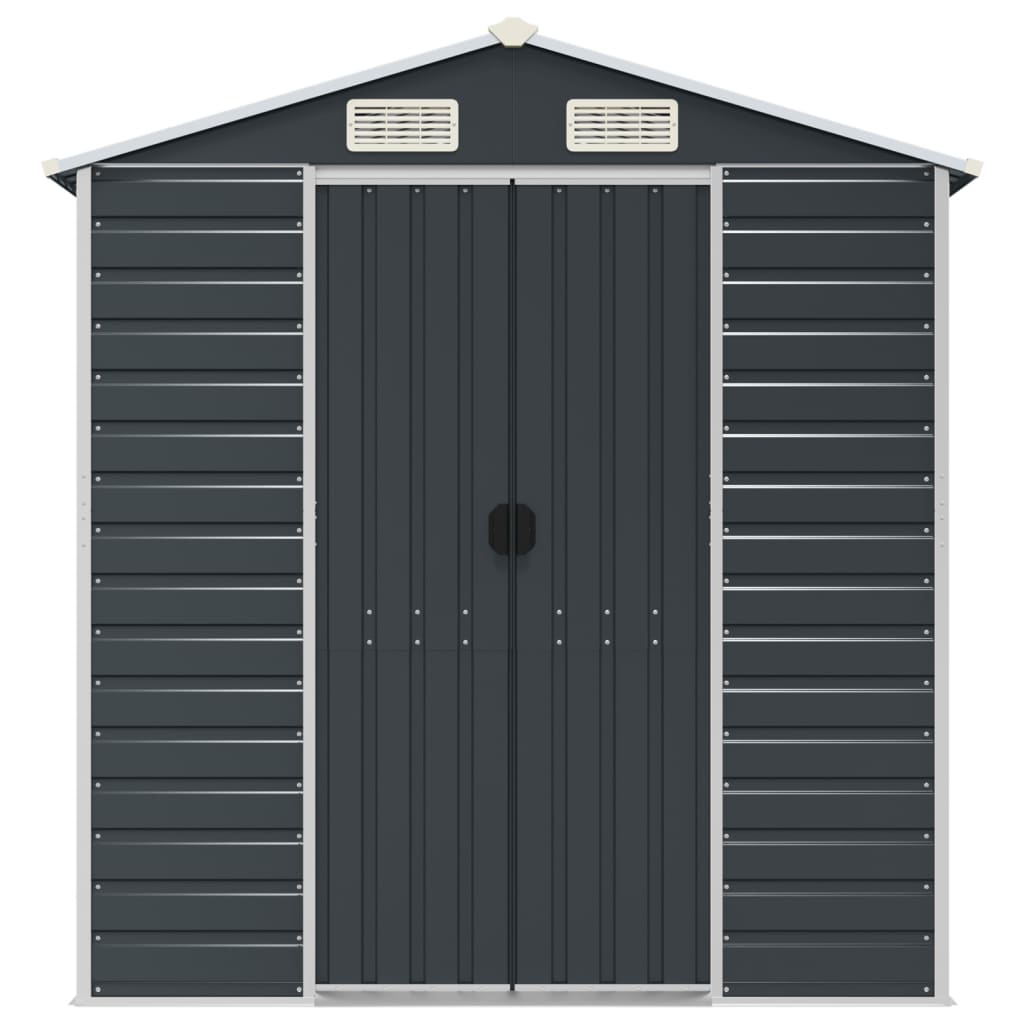 Steel Garden Shed Anthracite 191x215cm | Simpledeals