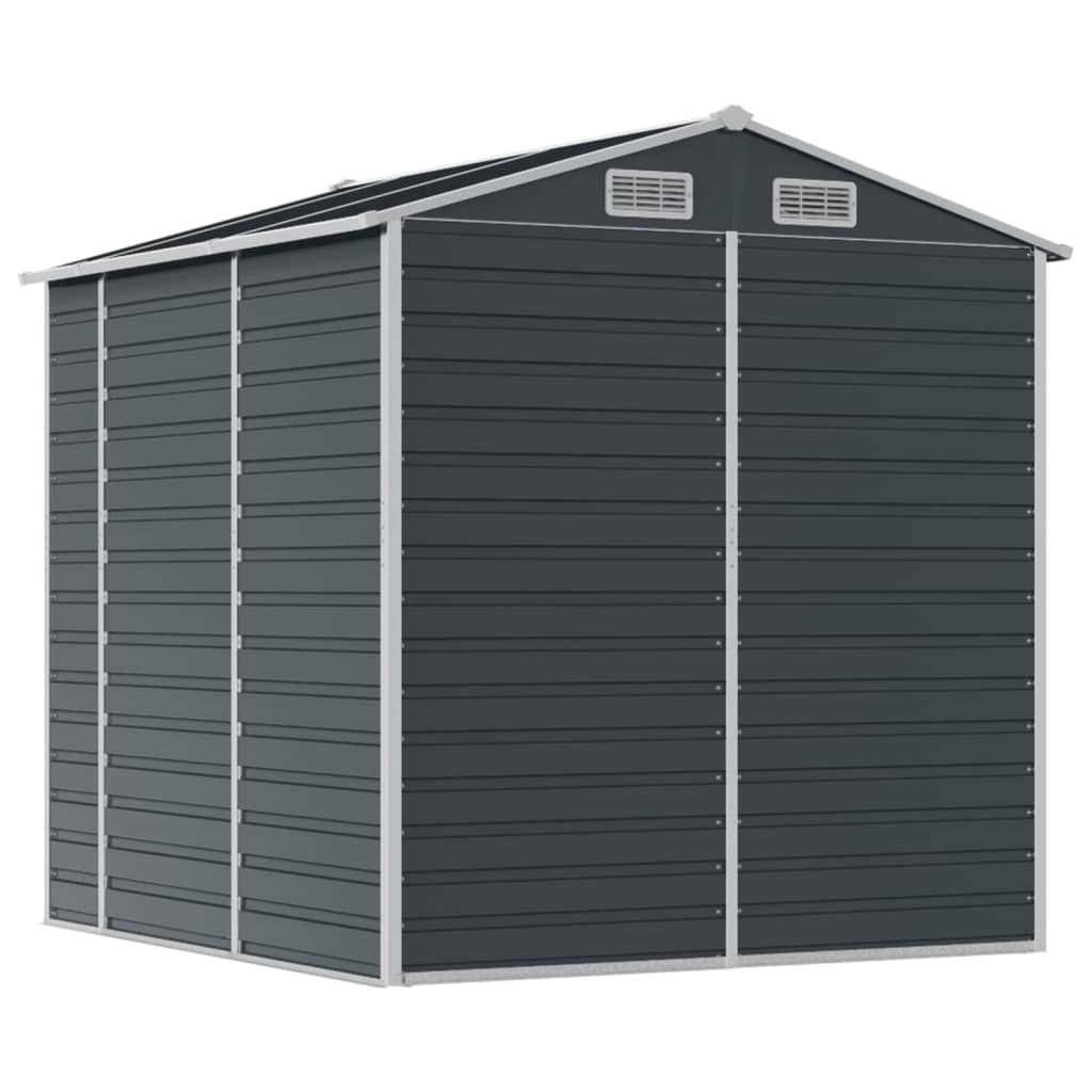 Steel Garden Shed Anthracite 191x215cm | Simpledeals