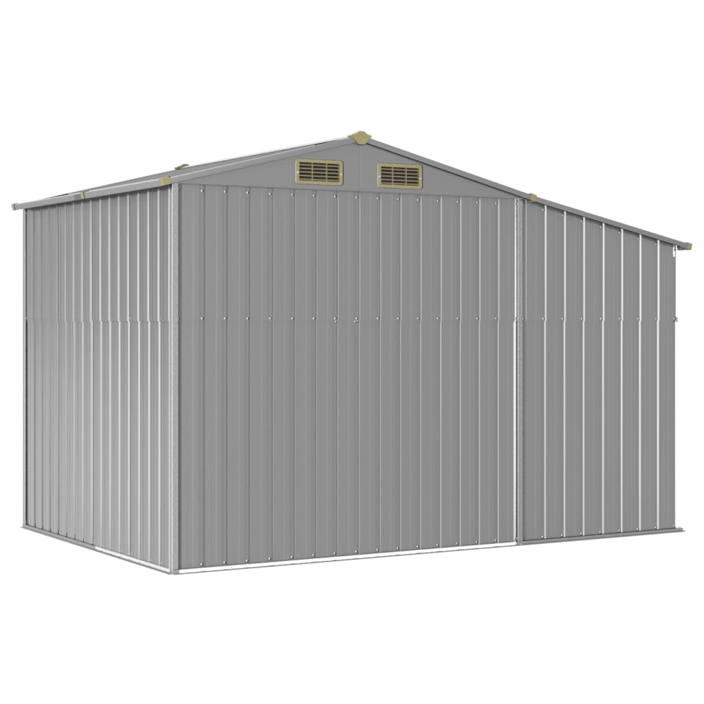 Garden Shed Galvanised Steel Green