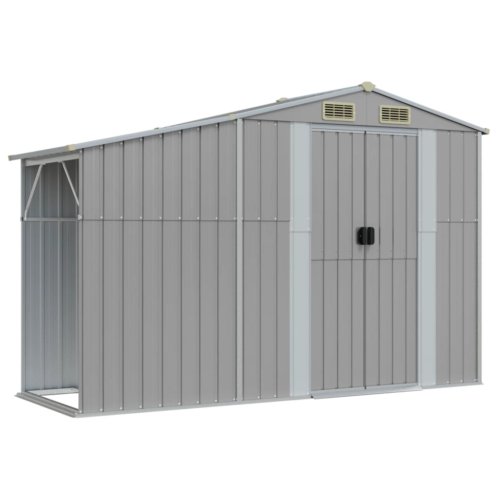 Garden Shed Galvanised Steel Green