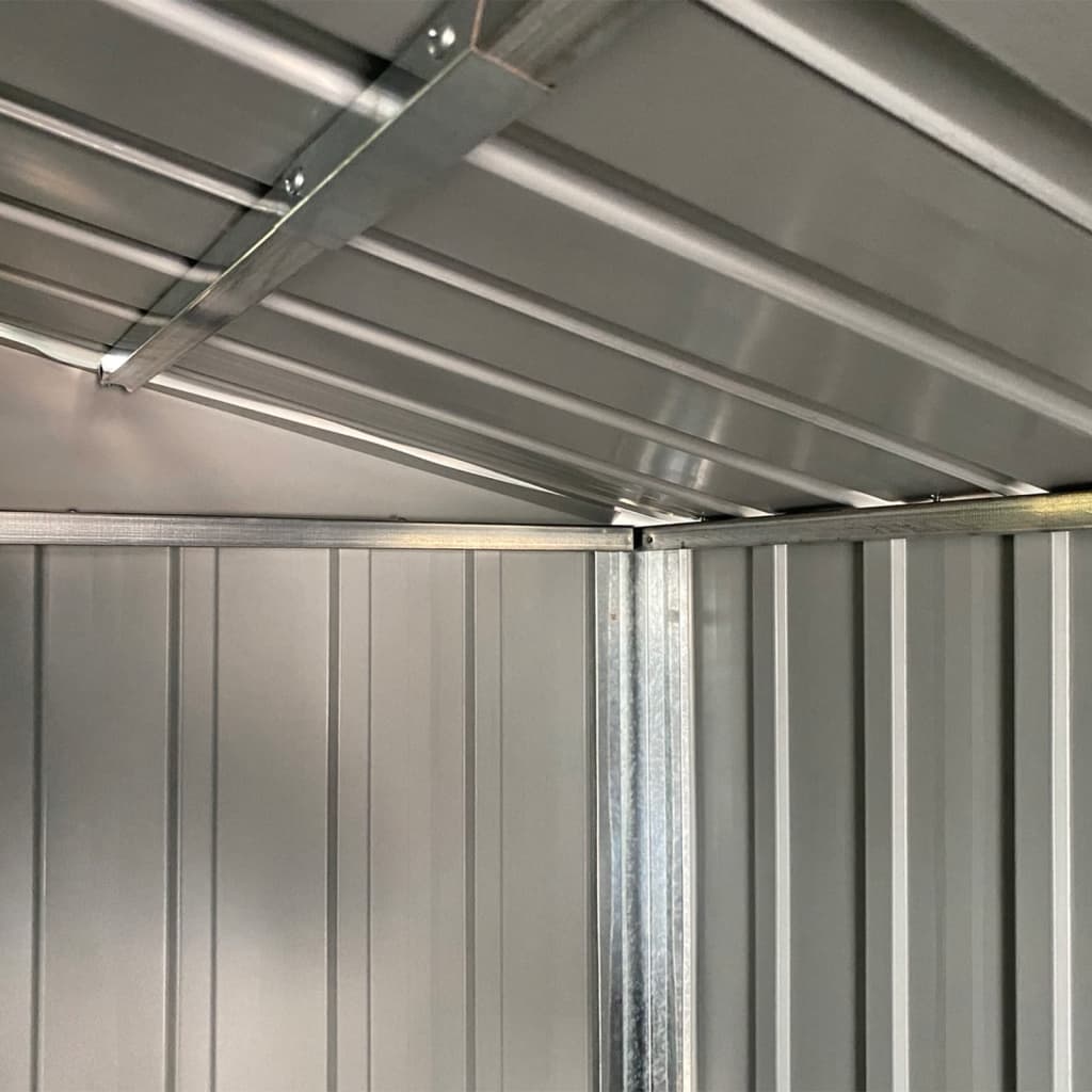 Garden Shed Galvanised Steel Green