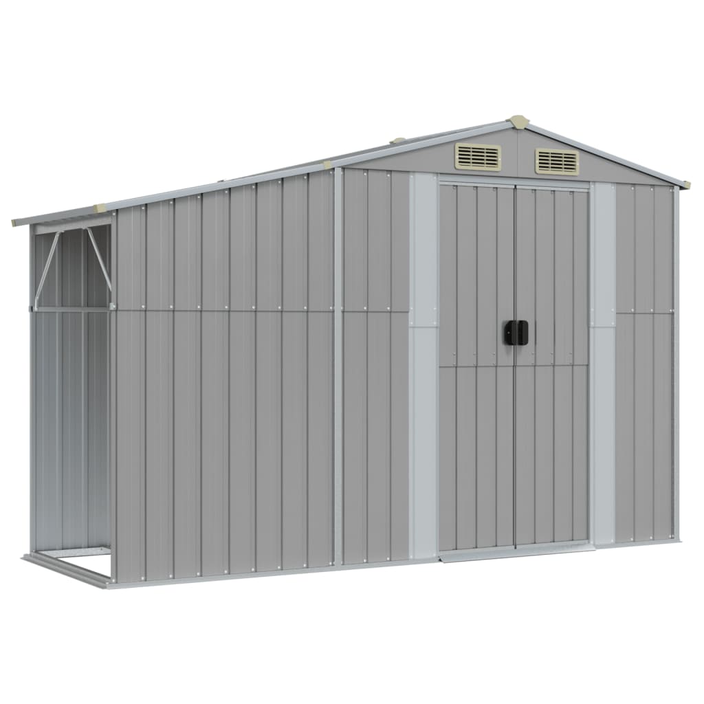 Garden Shed Galvanised Steel Green