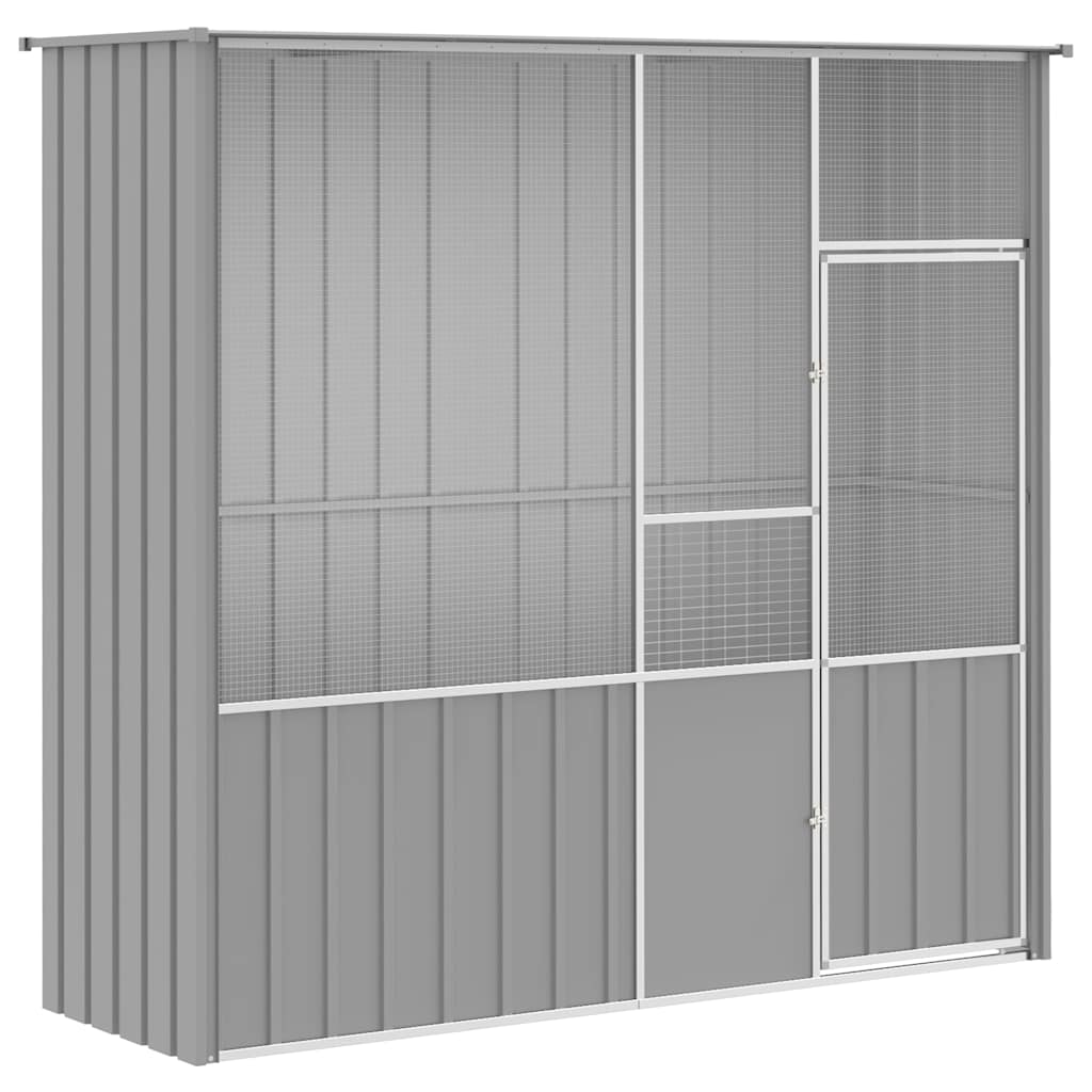 Large Bird Aviary Galvanised Steel 215cm | Simpledeals