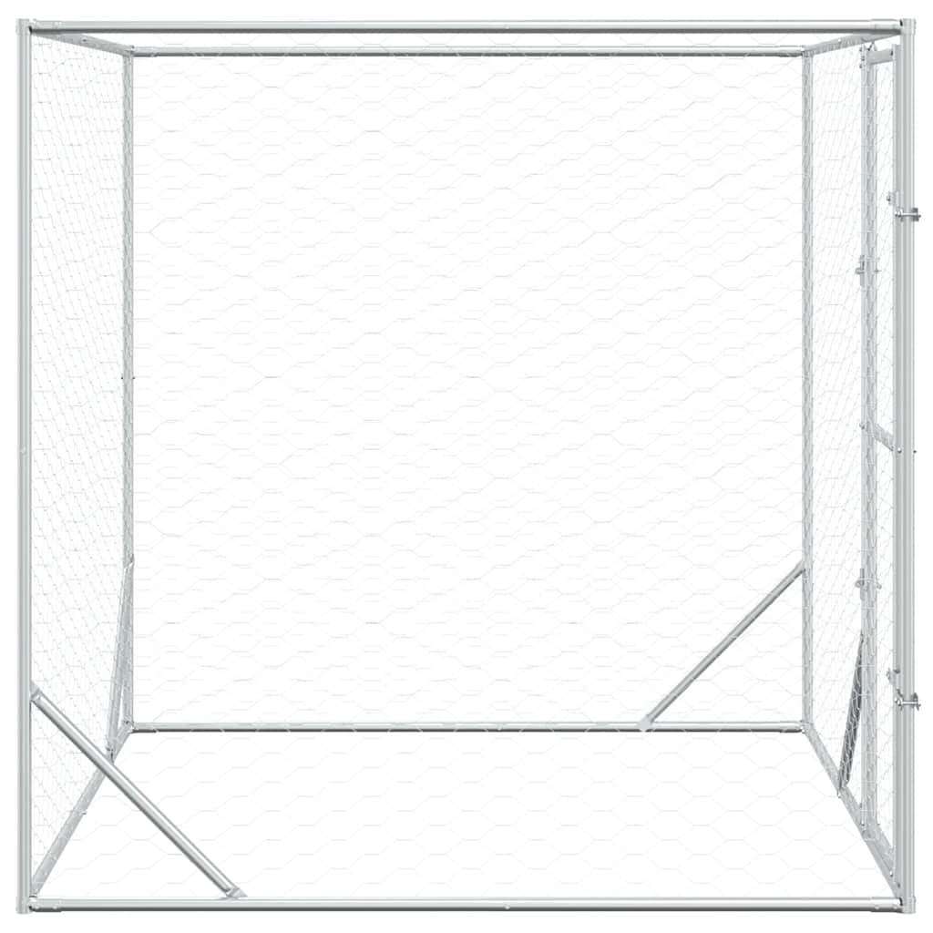 Galvanised Steel Dog Kennel 2x2x2m Outdoor | Simpledeals