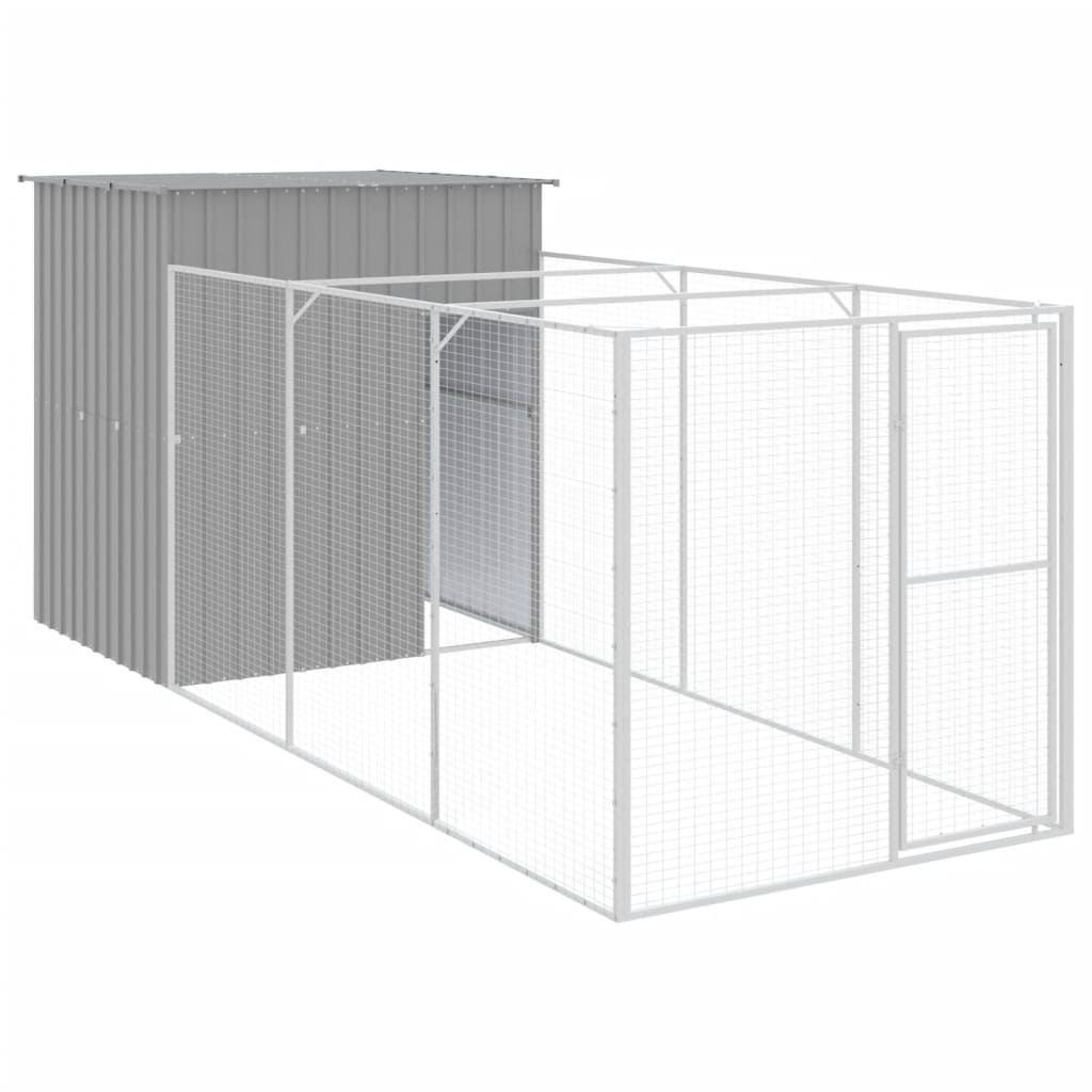 Dog Kennel Run Galvanised Steel Enclosure | Simpledeals