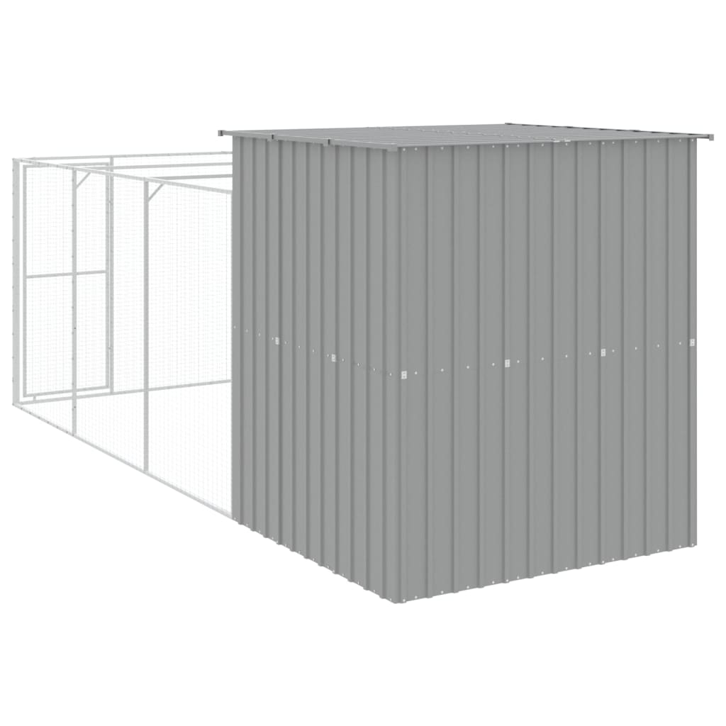 Dog Kennel Run Galvanised Steel Enclosure | Simpledeals
