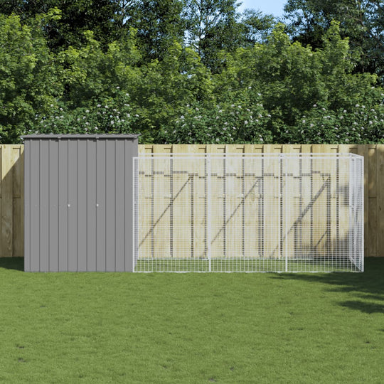 Dog Kennel Run Galvanised Steel Enclosure