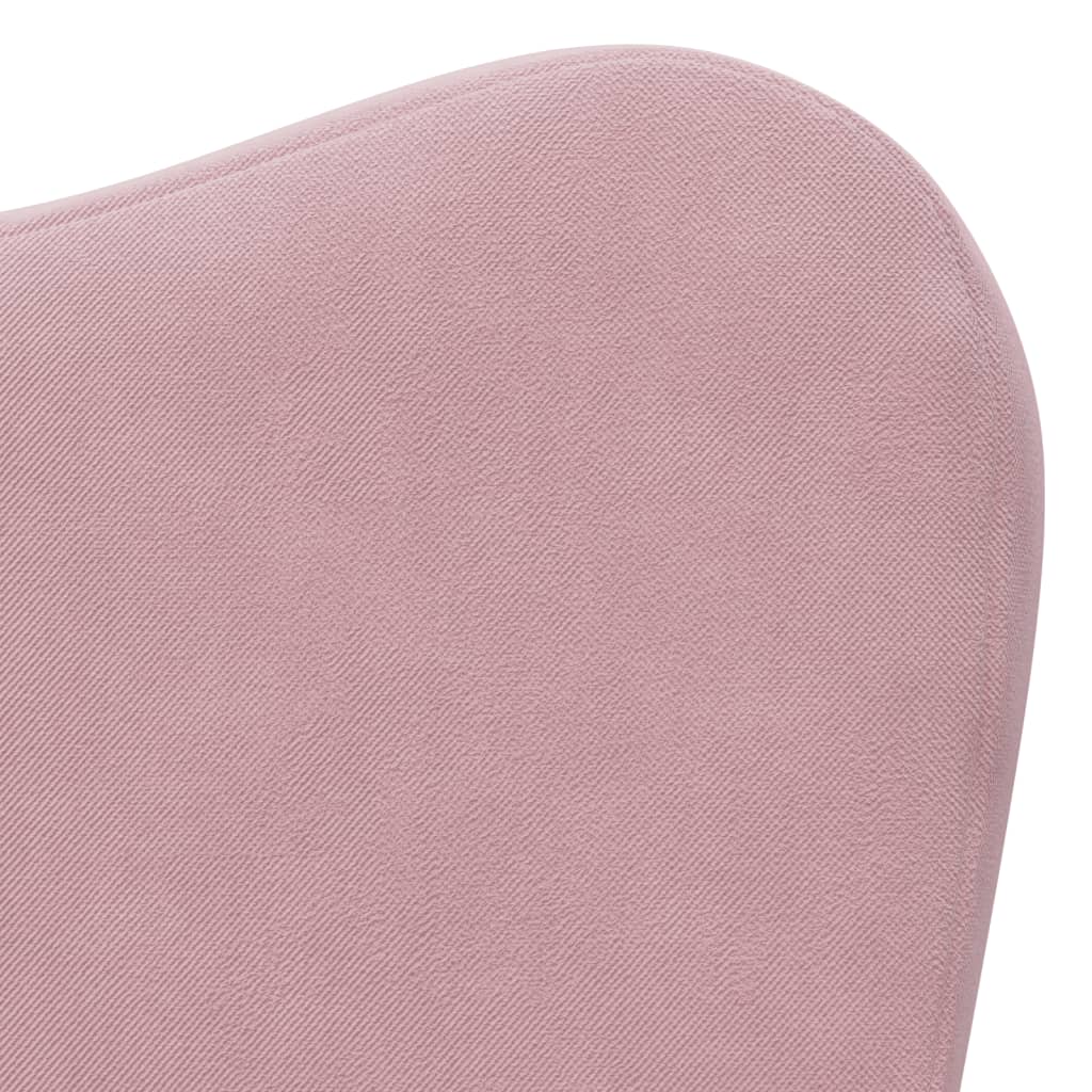 Kids Sofa Bed Pink Plush Foldable Armchair | Simpledeals