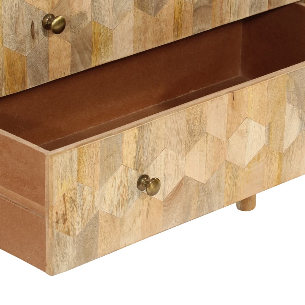 Modern Drawer Cabinet Solid Wood Mango