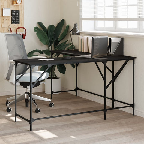 Desk Engineered Wood-Black