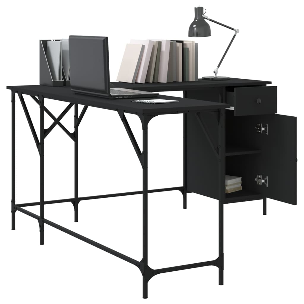 Desk Engineered Wood -Black