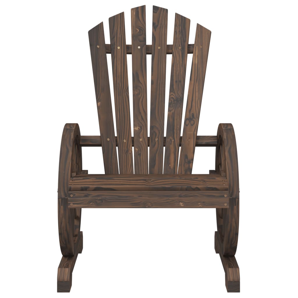 3 Piece Garden Lounge Set Solid Wood Fir | Wood finish