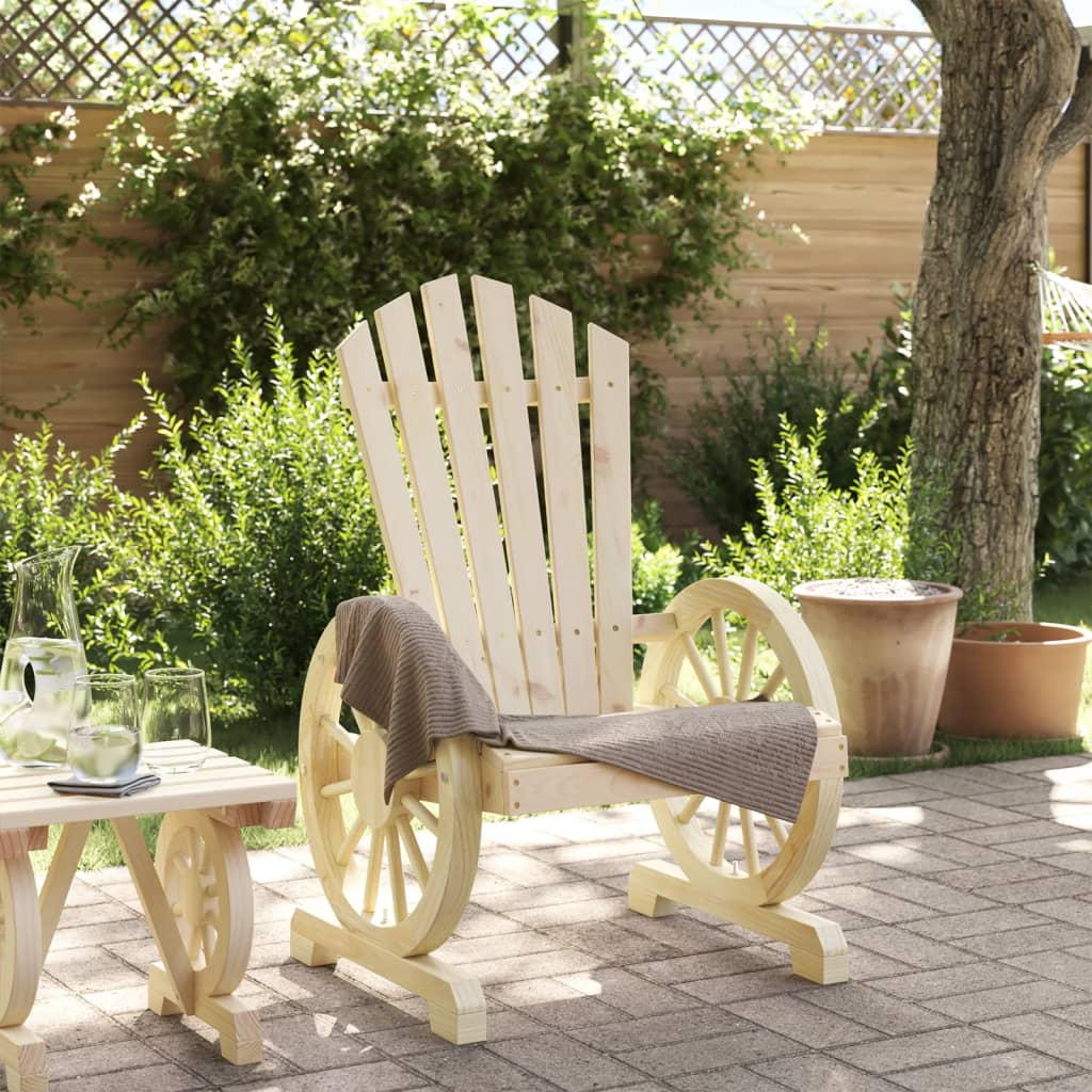 Outdoor Chairs - Garden Adirondack Chair Solid Wood