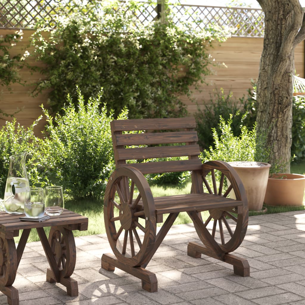 Outdoor Chairs - Garden Chair Solid Wood Fir