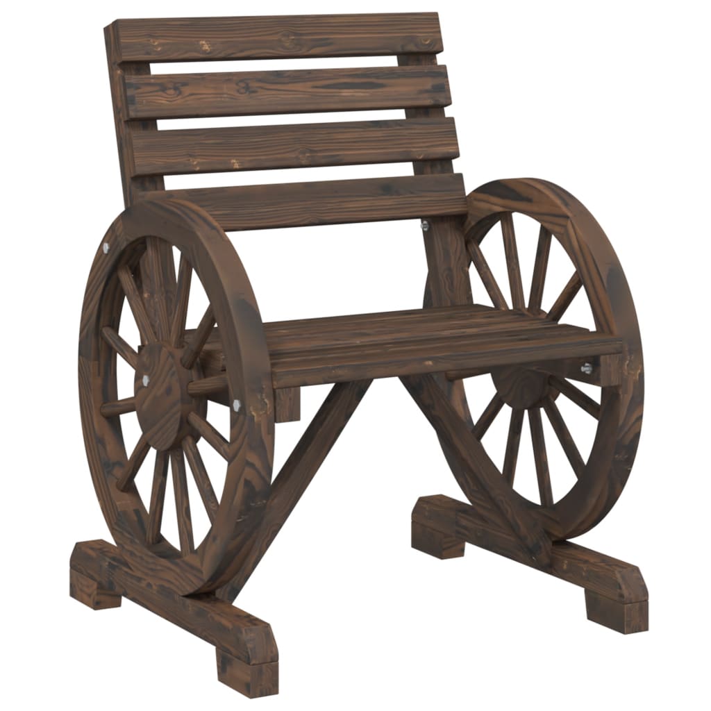 Outdoor Chairs - Garden Chairs 2 pcs Solid Wood Fir