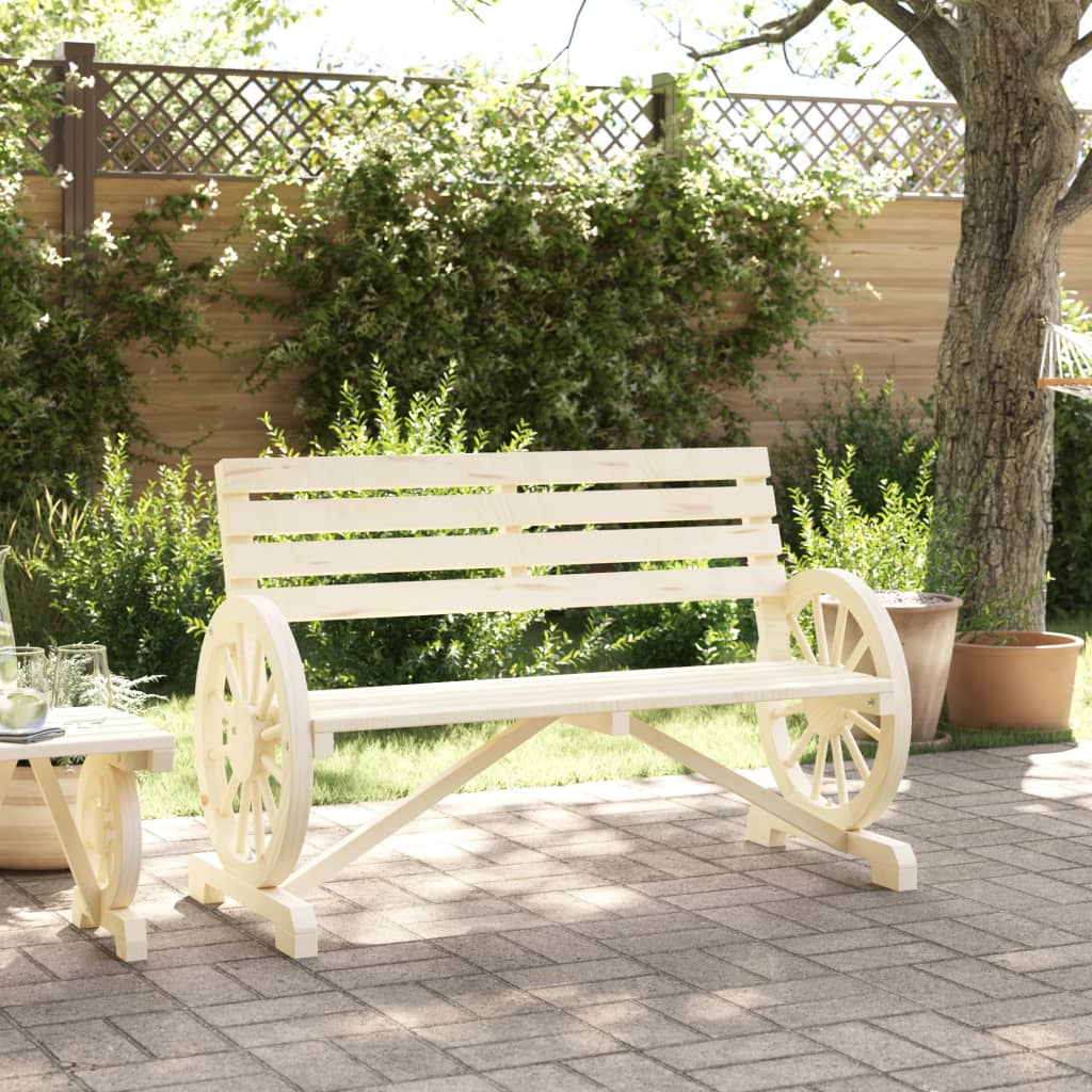 Outdoor Chairs - Garden Bench 2-Seater Solid Wood
