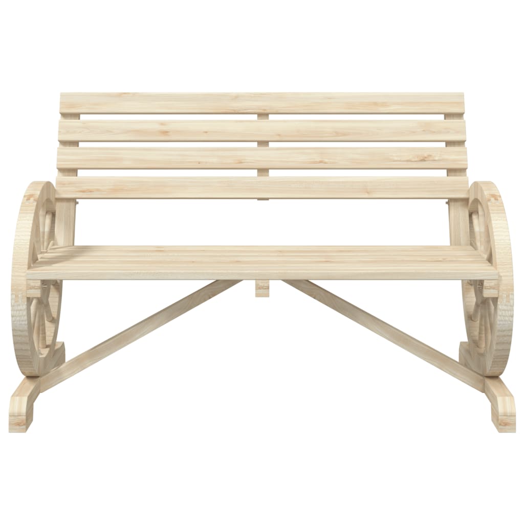 Garden Bench 2-Seater Solid Wood | Outdoor Chairs