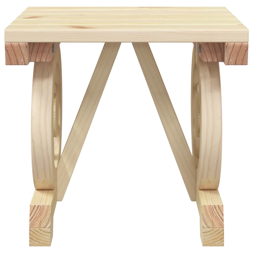 Garden Footstool - Solid Wood Fir | Outdoor Chairs