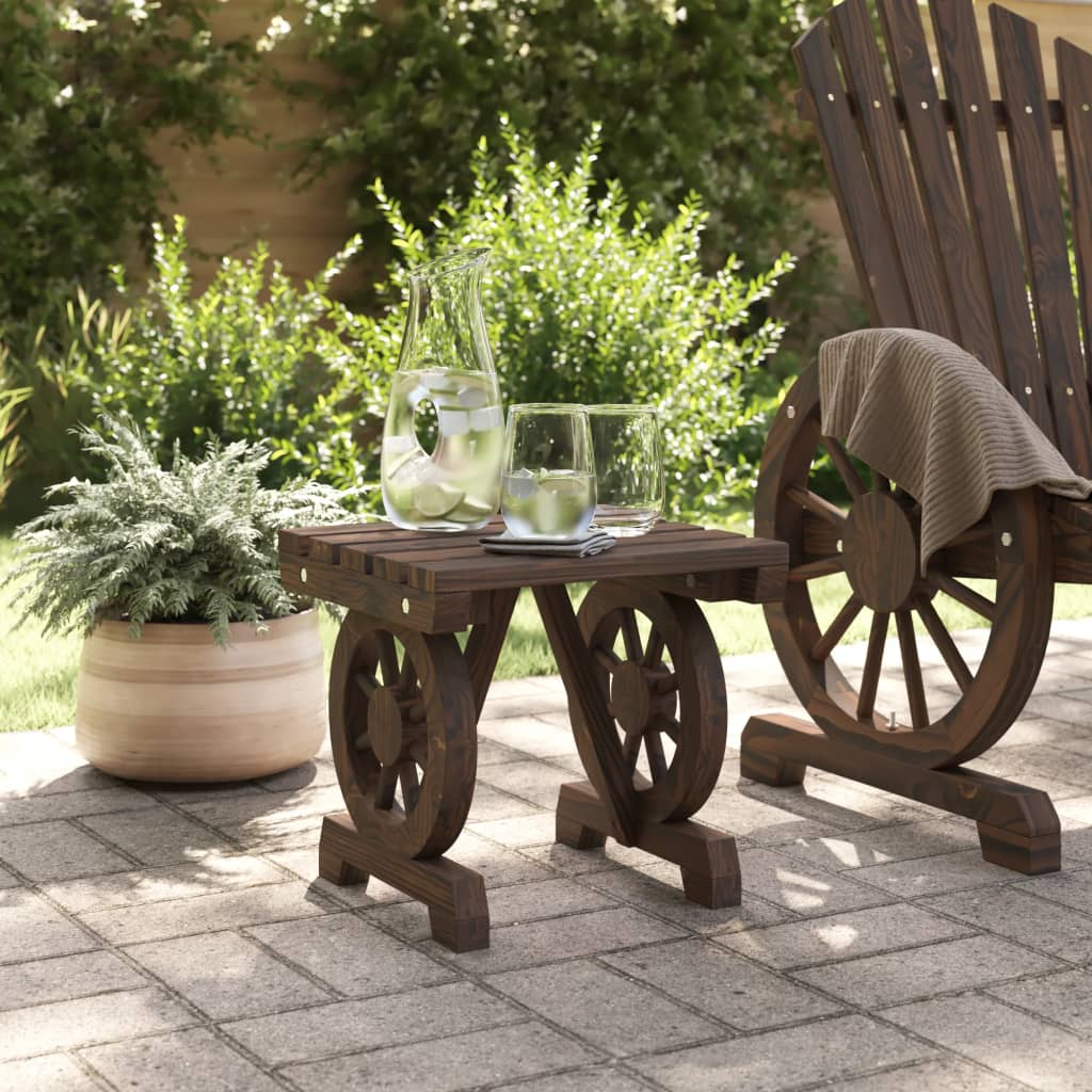 Outdoor Chairs - Garden Footstool Solid Wood Fir