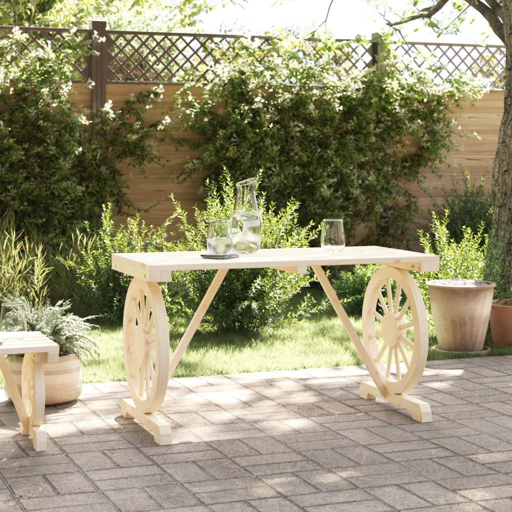 Outdoor Tables - Garden Table - Solid Wood Fir