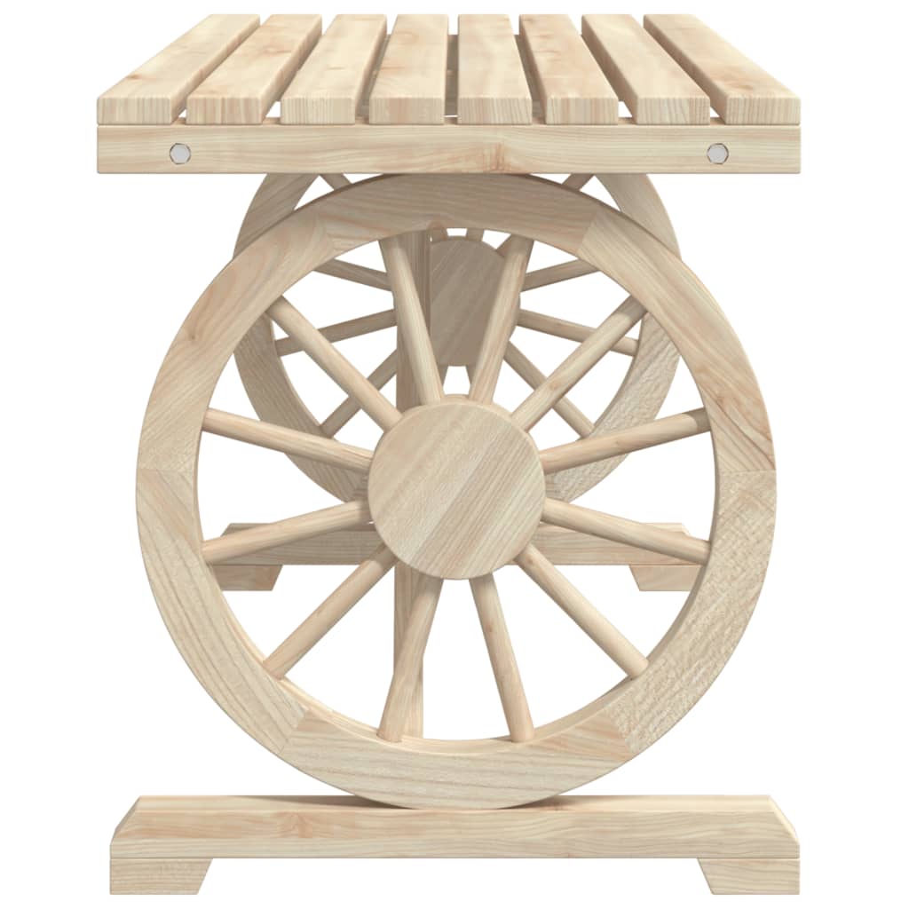 Garden Table - Solid Wood Fir | Wood finish