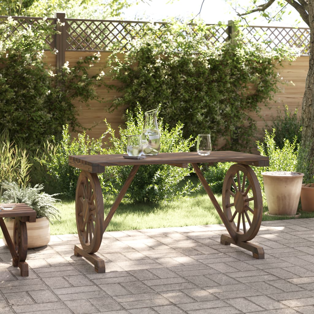 Outdoor Tables - Garden Table Solid Wood Fir
