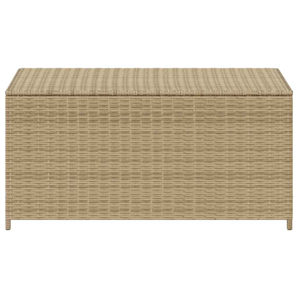 Outdoor Storage Boxes - Garden Storage Box Mix Beige 190L Poly Rattan