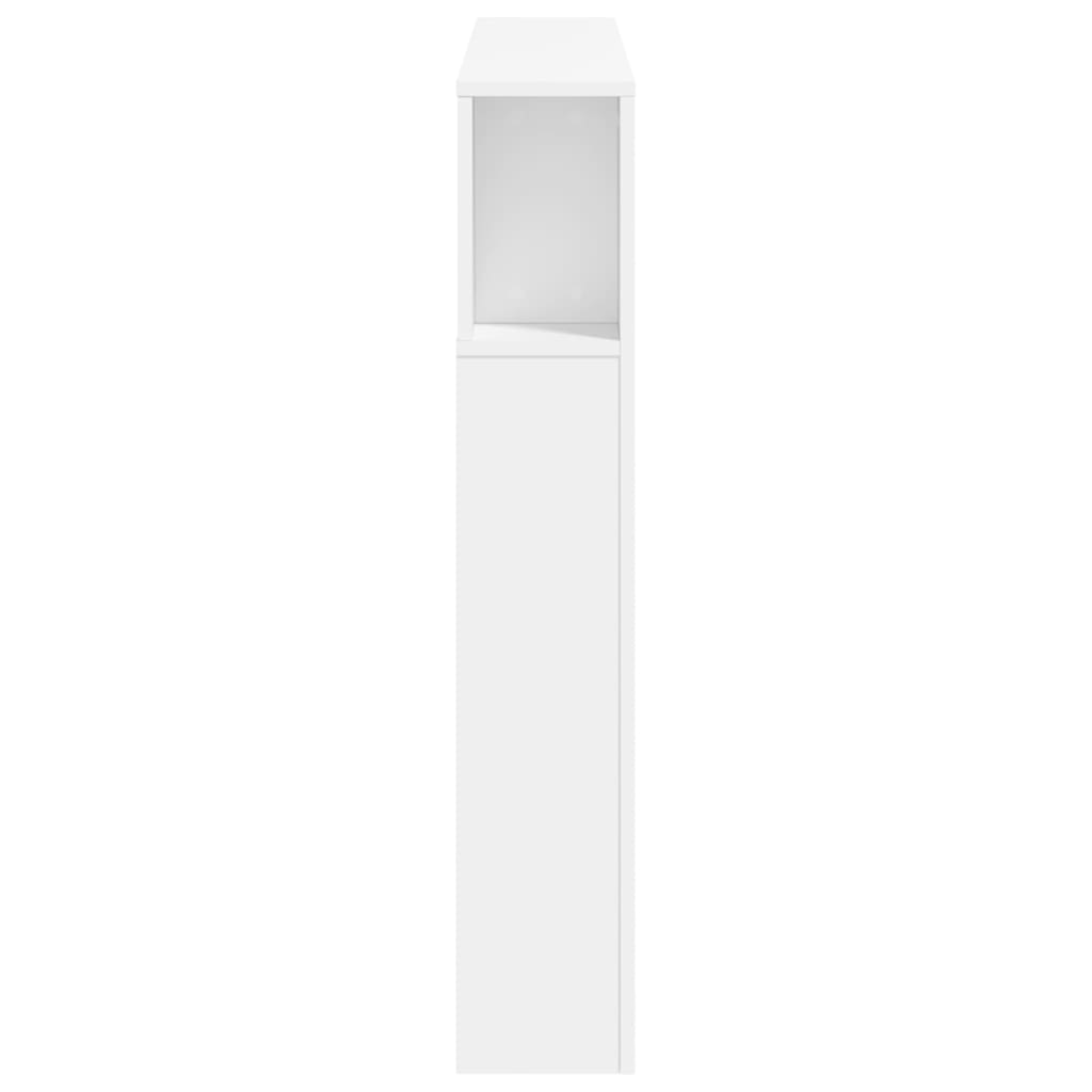 LED Metal Headboard Black/White
