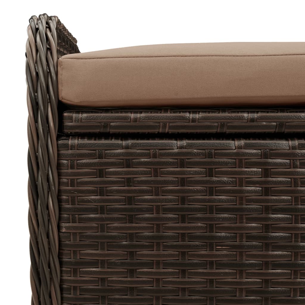 Storage Bench Cushion-Brown
