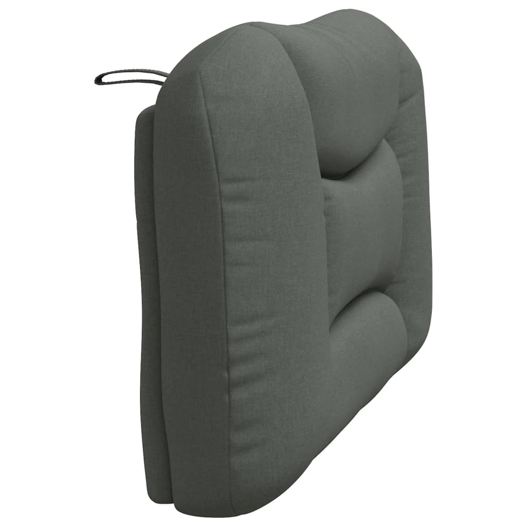 Headboard Cushion Dark Grey Fabric