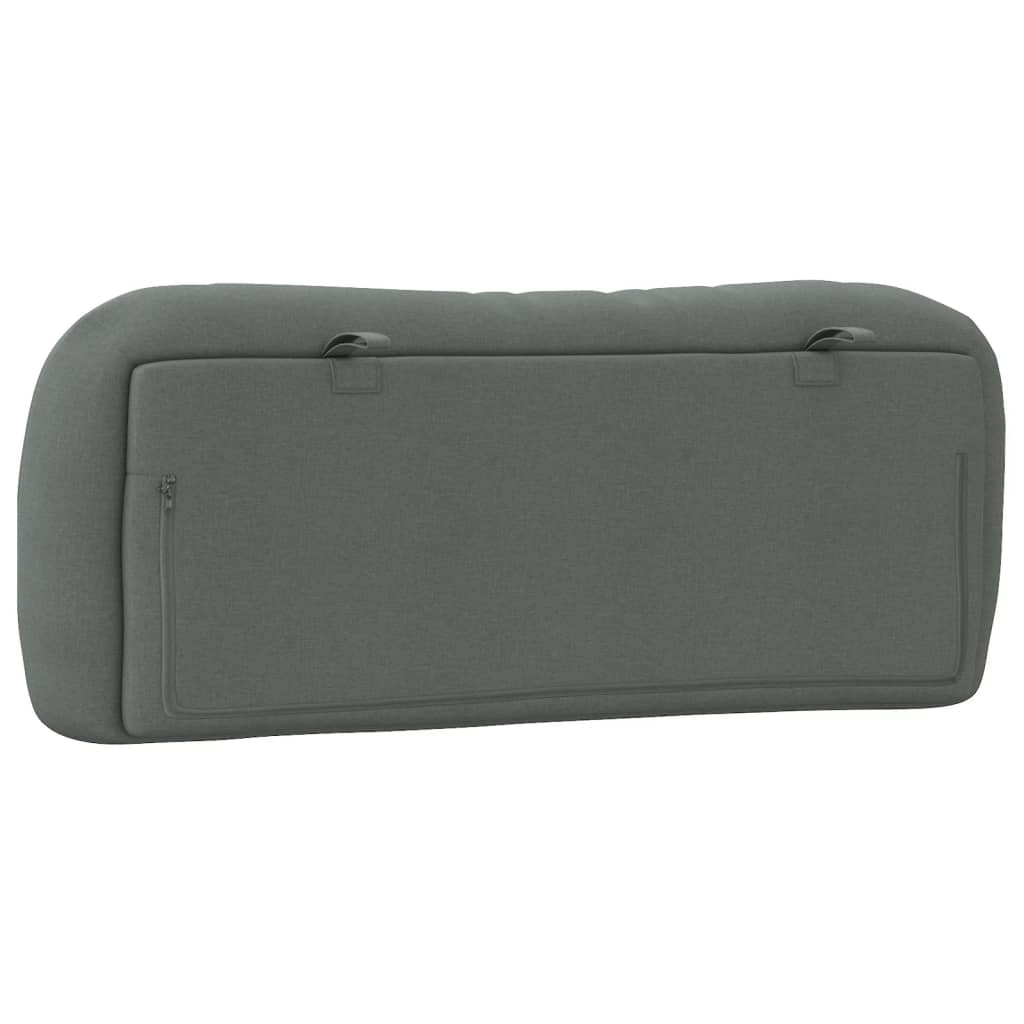 Headboard Cushion Dark Grey Fabric