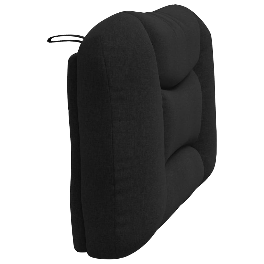 Headboard Cushion Black Fabric