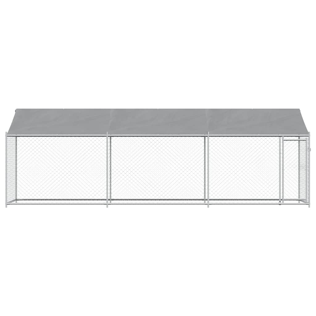Large Outdoor Dog Kennel Run Galvanised Steel 6x2m | Simpledeals